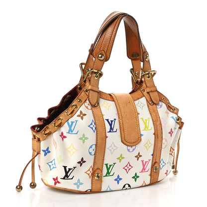 Louis Vuitton Monogram Multicolor Theda GM White 3 of 13