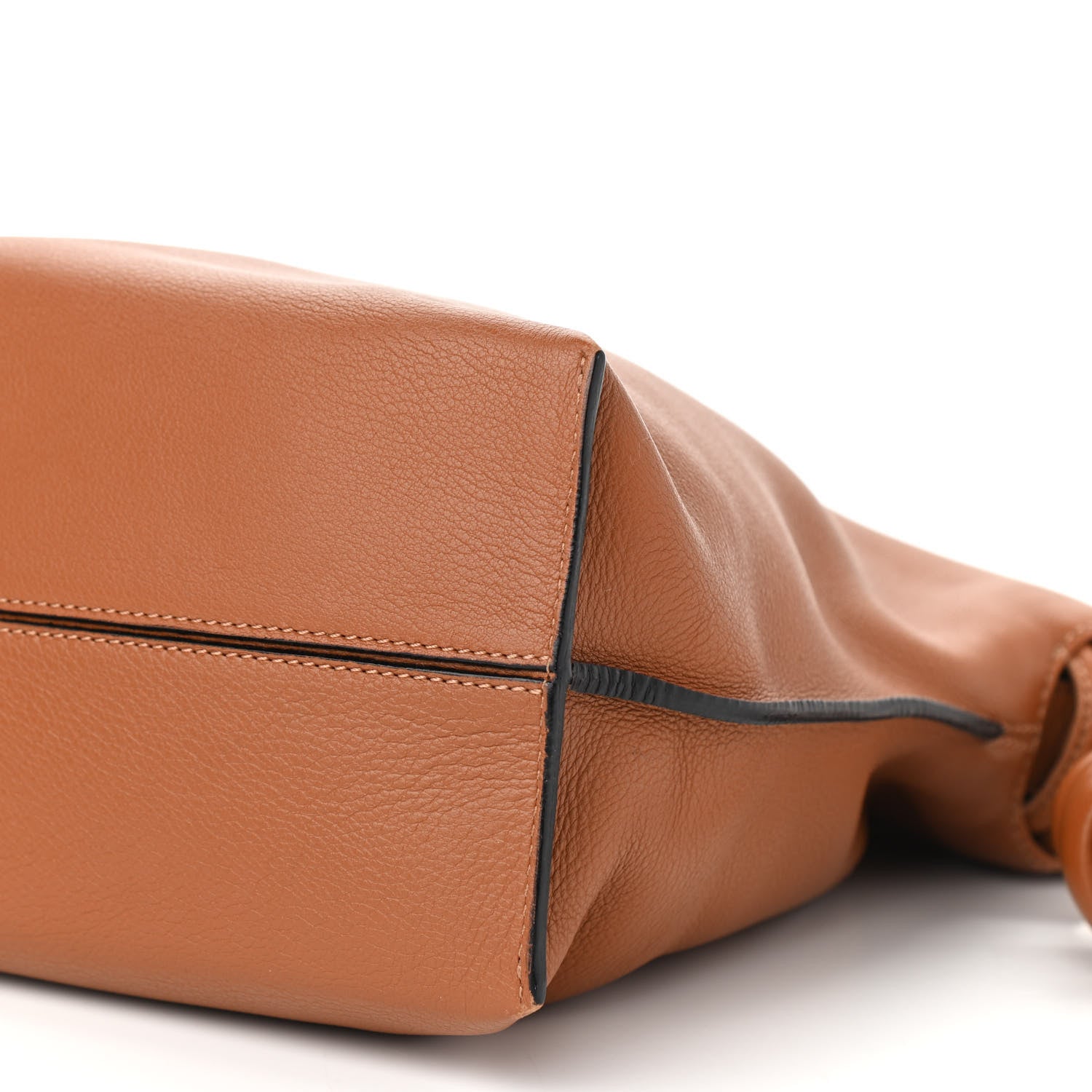 Loewe Calfskin Small Flamenco Knot Bag Caramel 10 of 10