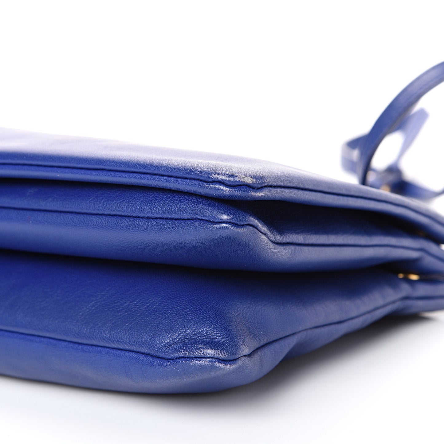 Lambskin Large Trio Crossbody Bag Indigo