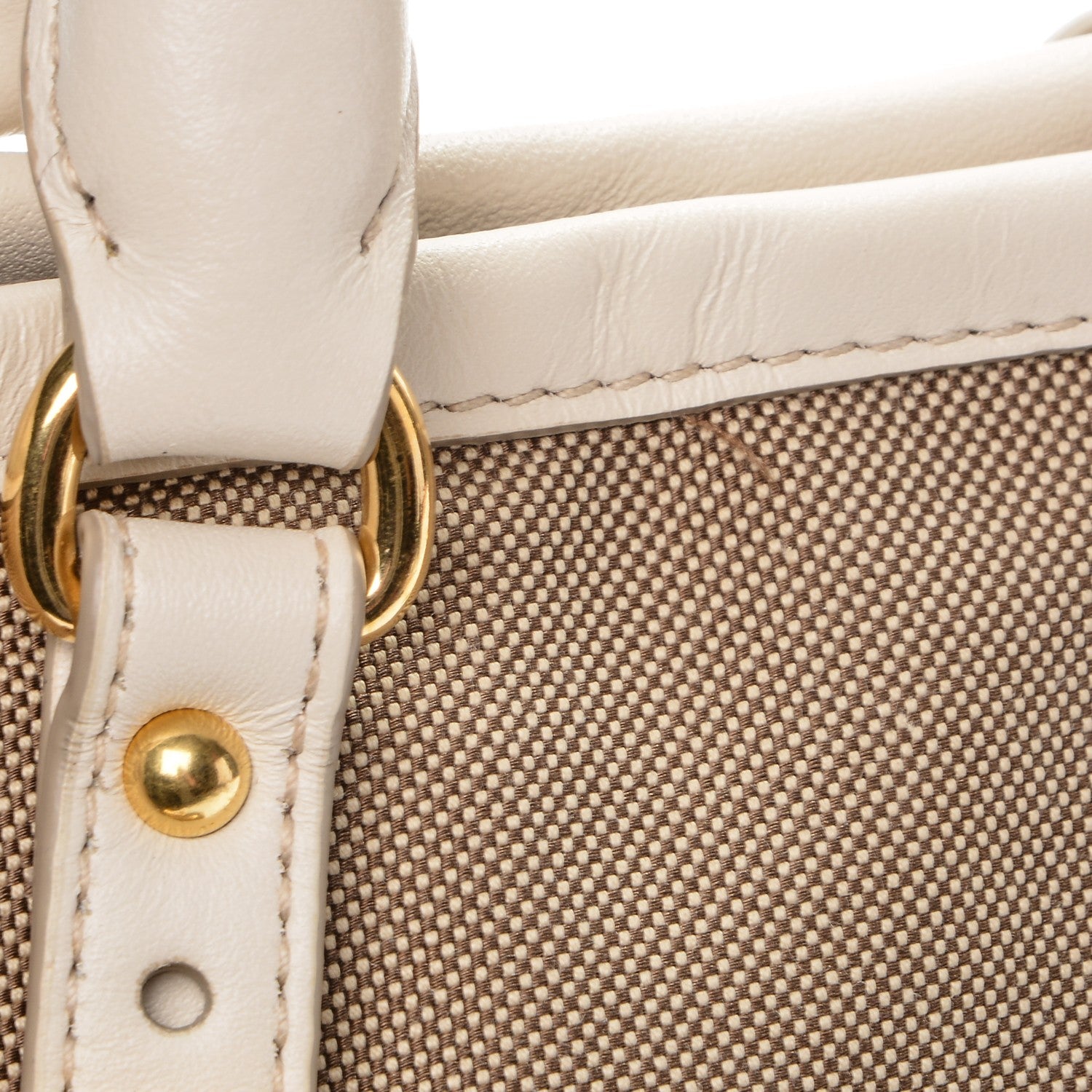 Prada Jacquard Logo Tote Corda Talco 8 of 10