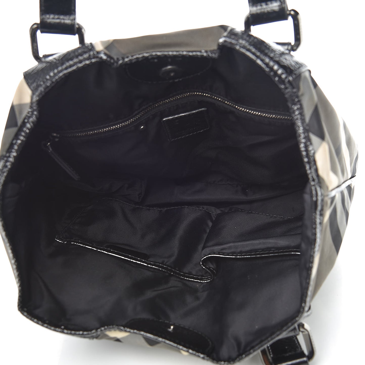 Nylon Beat Check Victoria Tote Black
