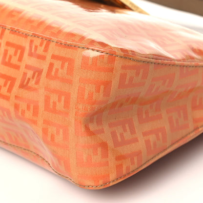 Fendi Vinyl Zucchino Shoulder Bag Orange 17 of 27