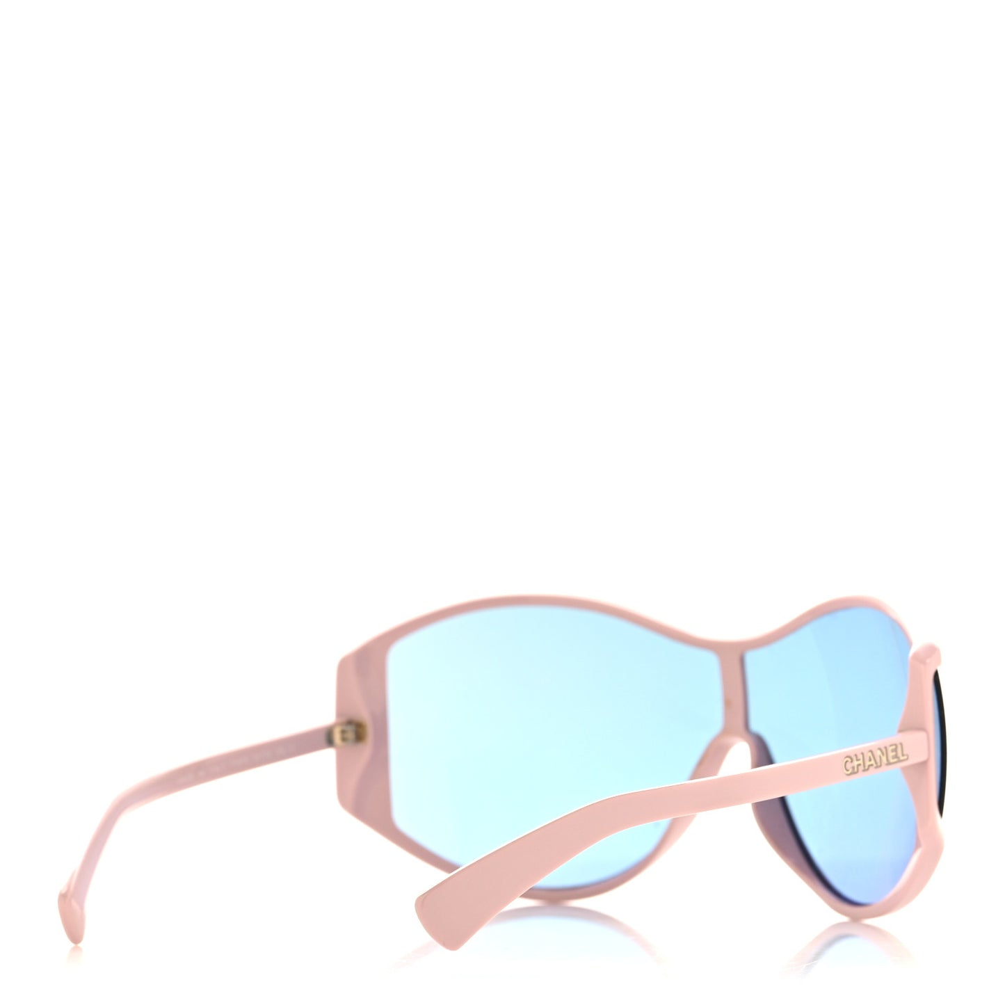 Acetate Mirror Shield Sunglasses 71475 Pink