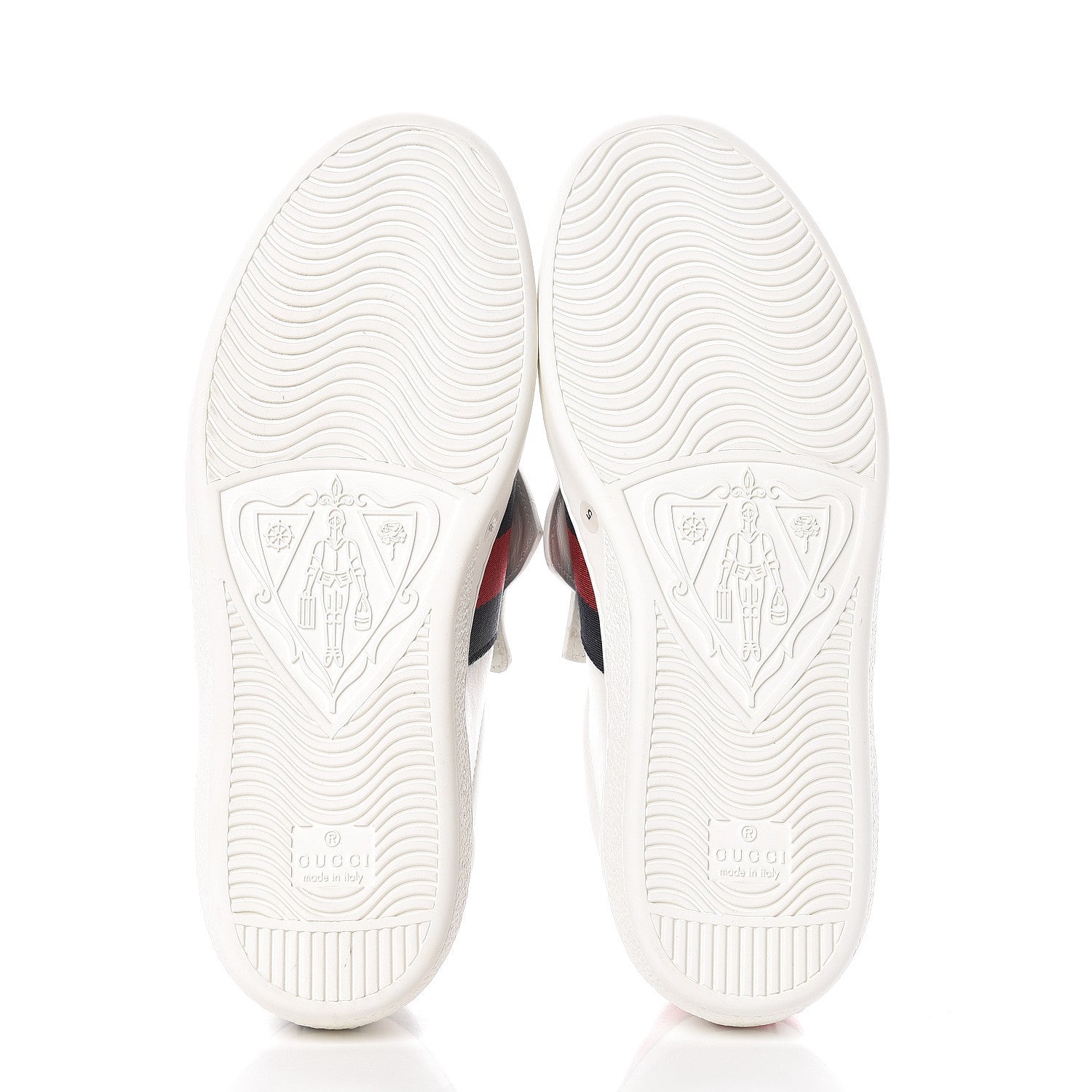 Gucci Calfskin Ayers Web Mens Ace Bow Lace Sneakers 5 White 6 of 11