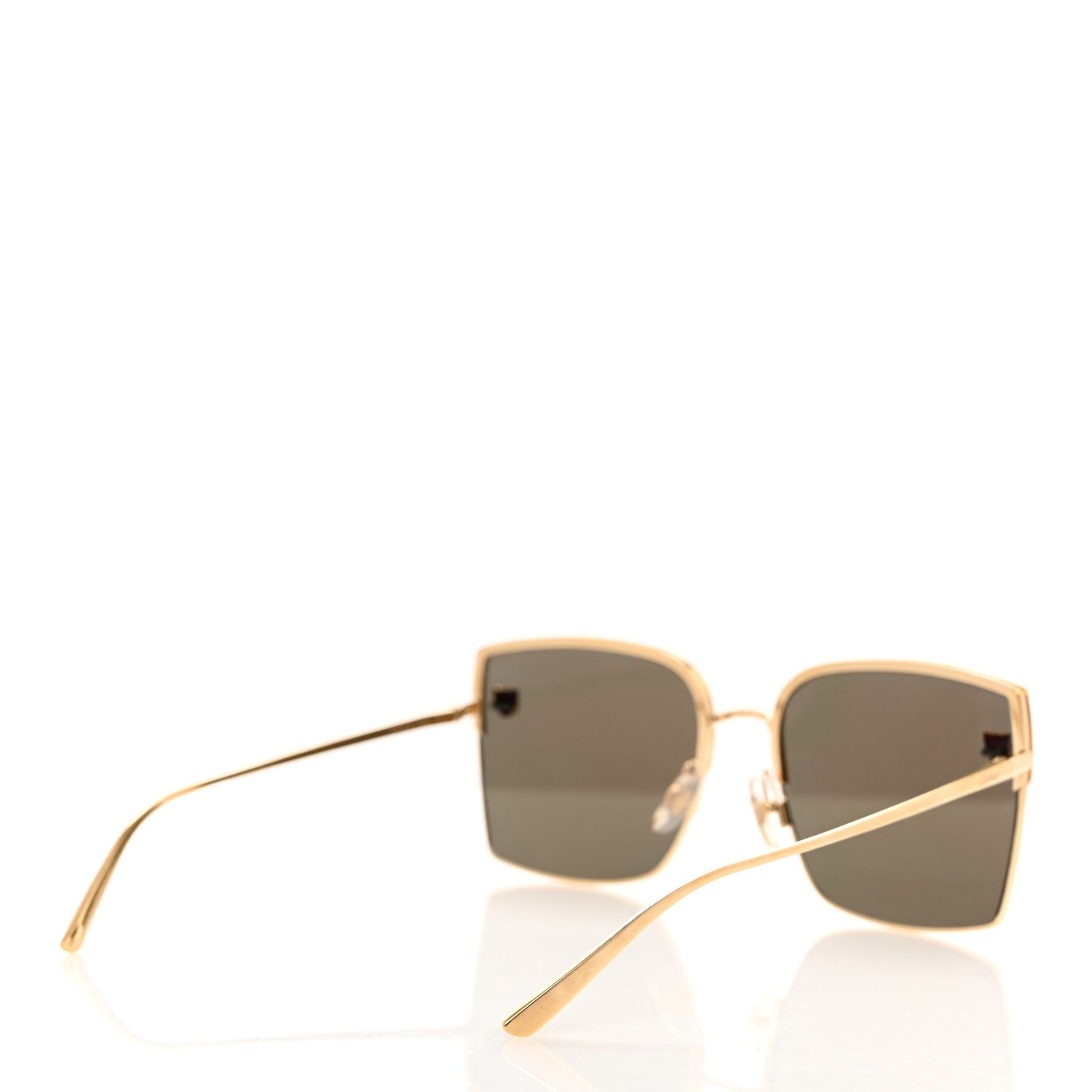 Cartier Panthere De Cartier Square Sunglasses Gold 4 of 8