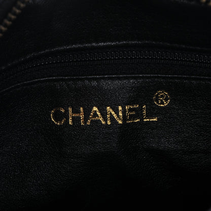 Chanel Suede Quilted CC Tassel Camera Case Black 6 of 7