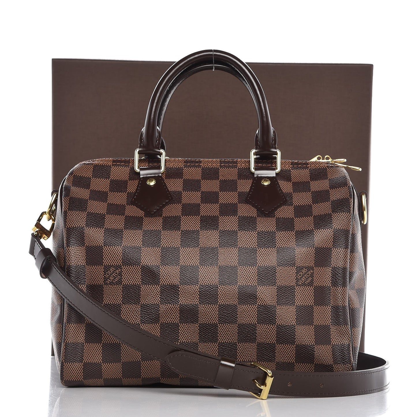 Damier Ebene Speedy Bandouliere 25