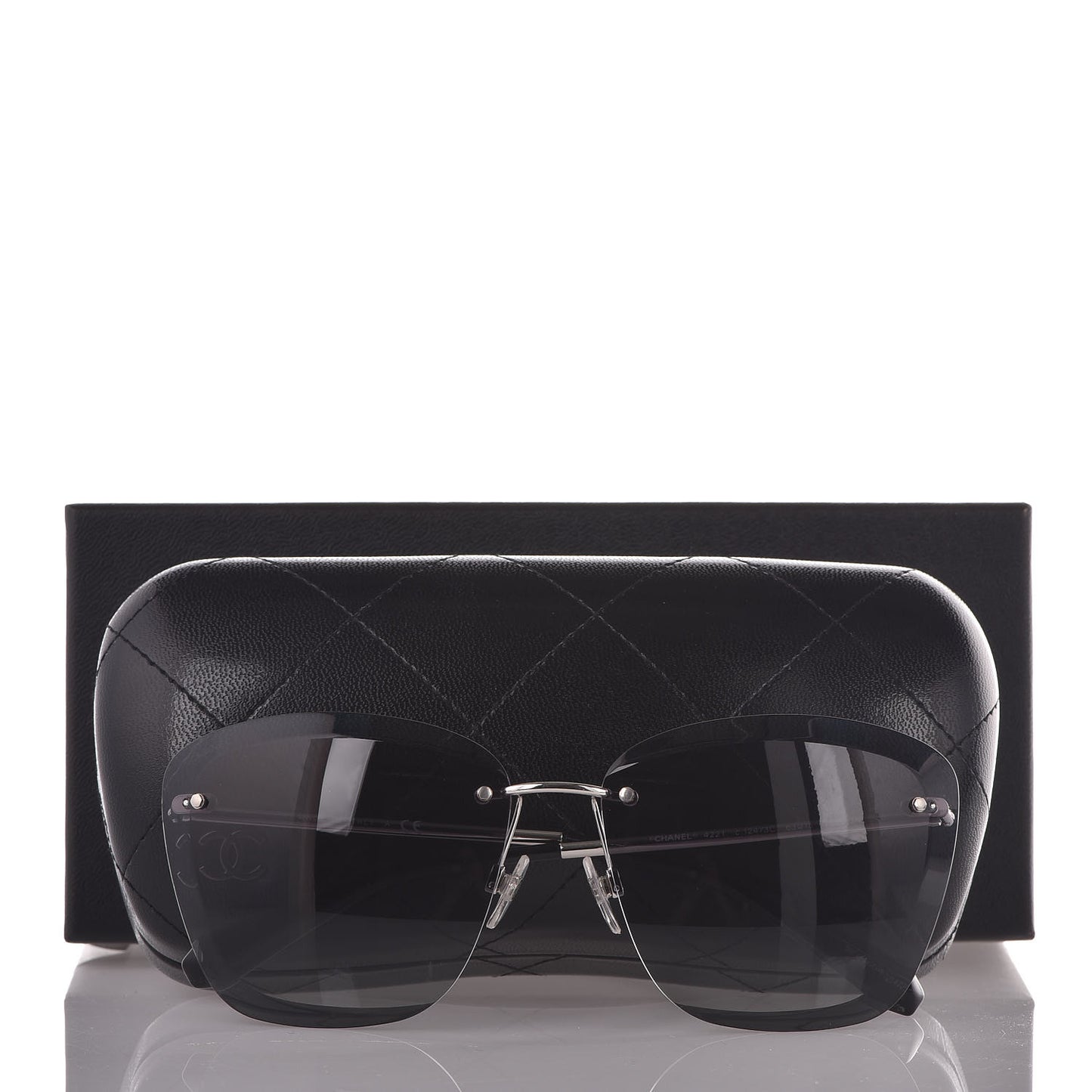 Butterfly Spring Sunglasses 4221 Dark Silver Grey