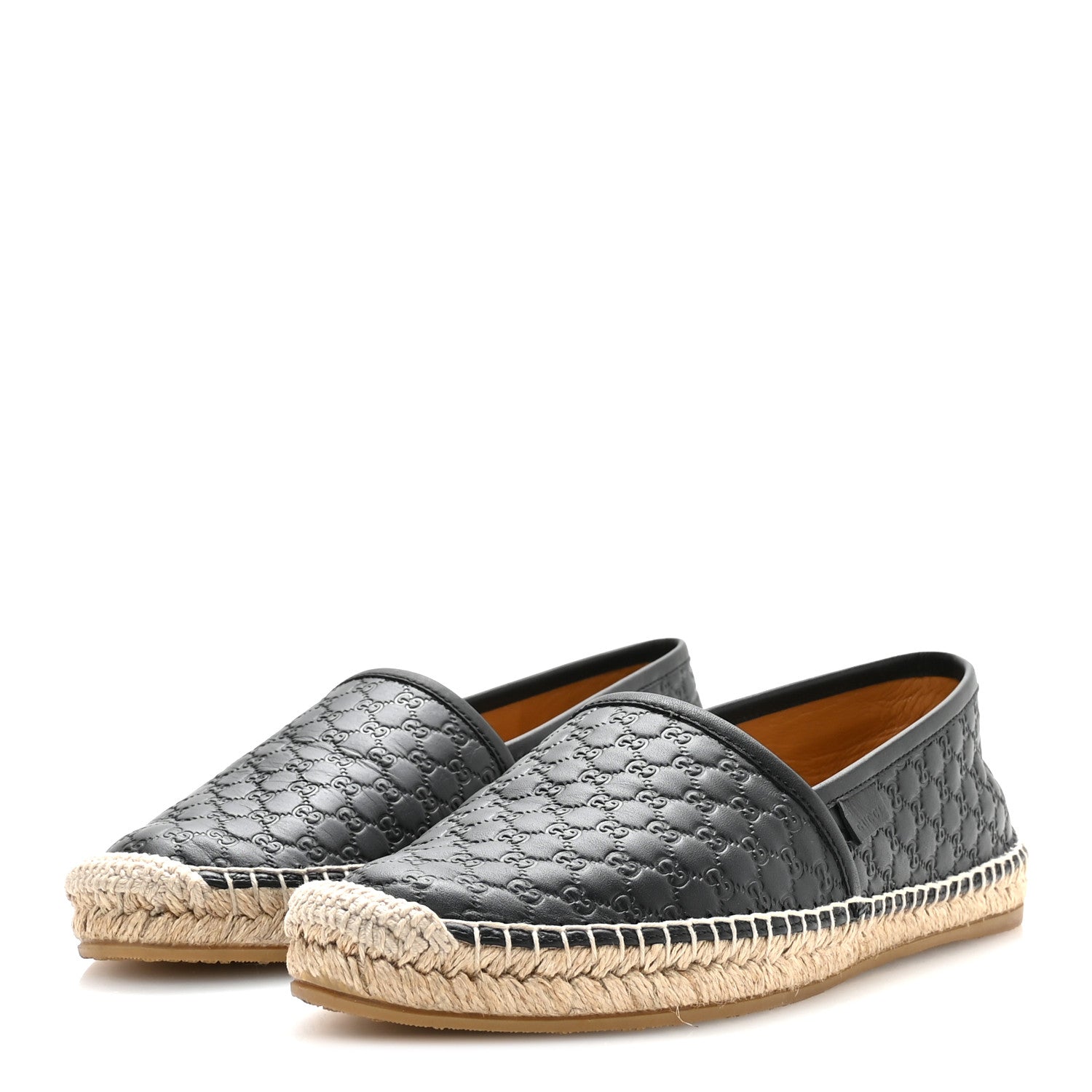 Gucci Microguccissima Signature Espadrilles 38.5 Black 4 of 9