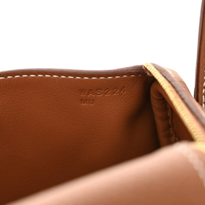 Hermes Taurillon Clemence Mini Lindy 20 Gold 7 of 11