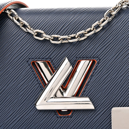 Louis Vuitton Epi Twist Shoulder Bag MM Indigo Piment 6 of 11