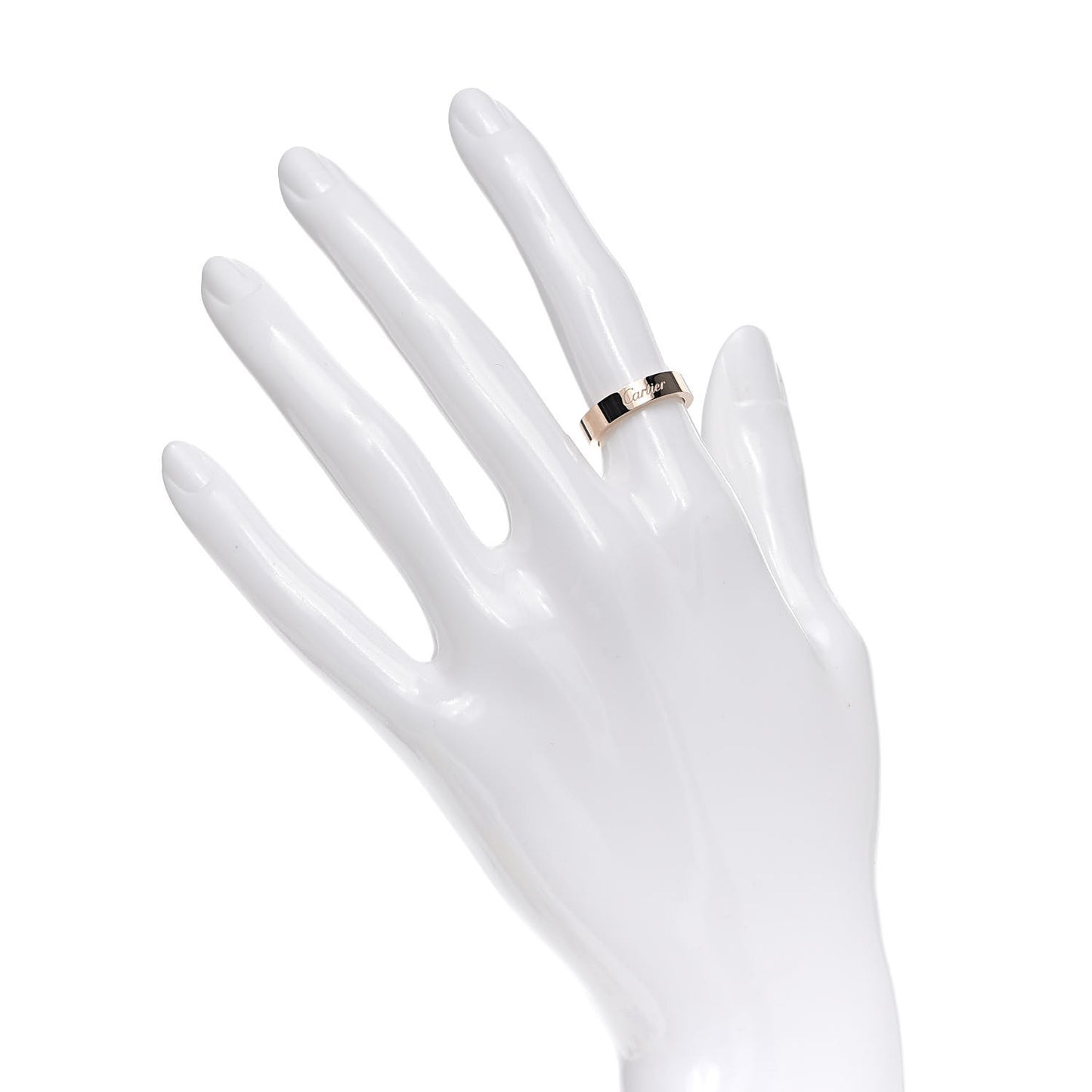 18K Pink Gold 4mm C De Wedding Band Ring 48 4.5