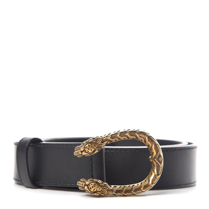 Gucci Calfskin Dionysus 30mm Belt 85 34 Black 1 of 7