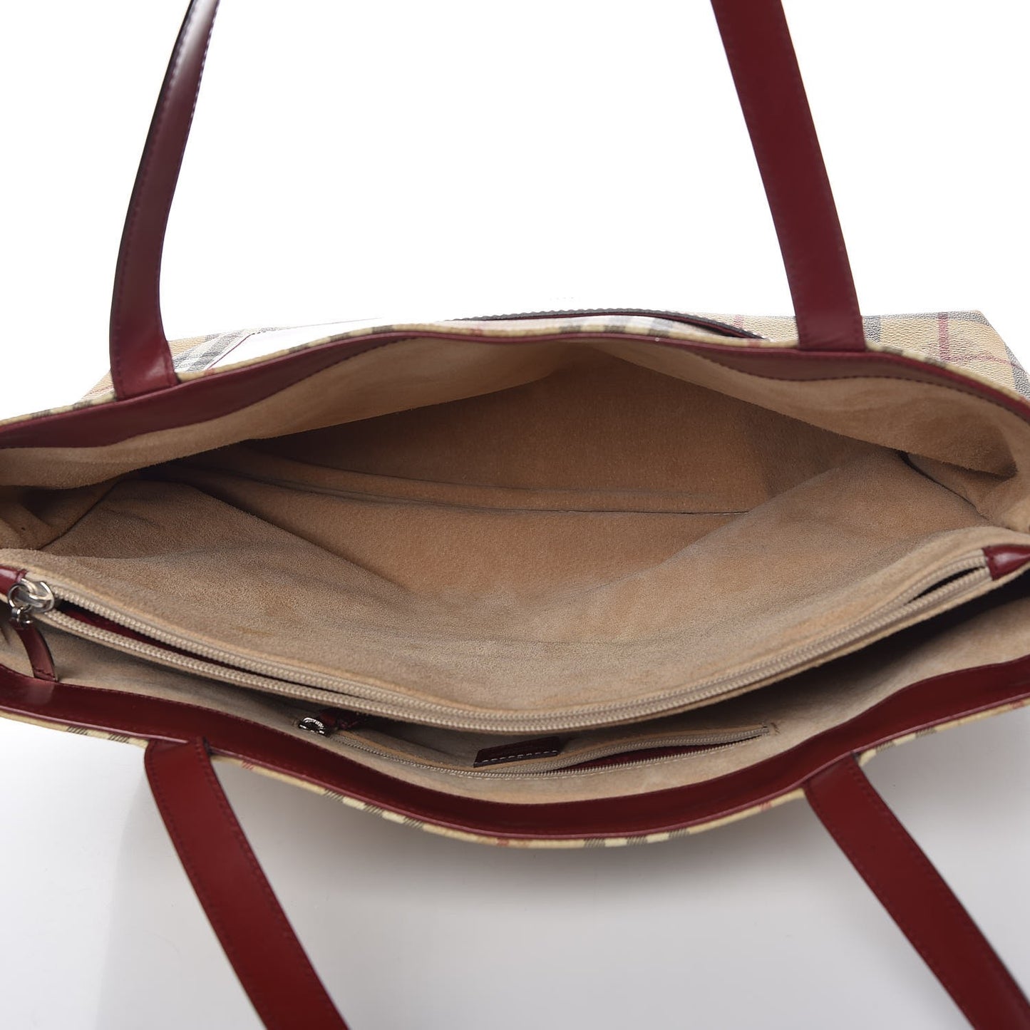 Haymarket Check Tote Red