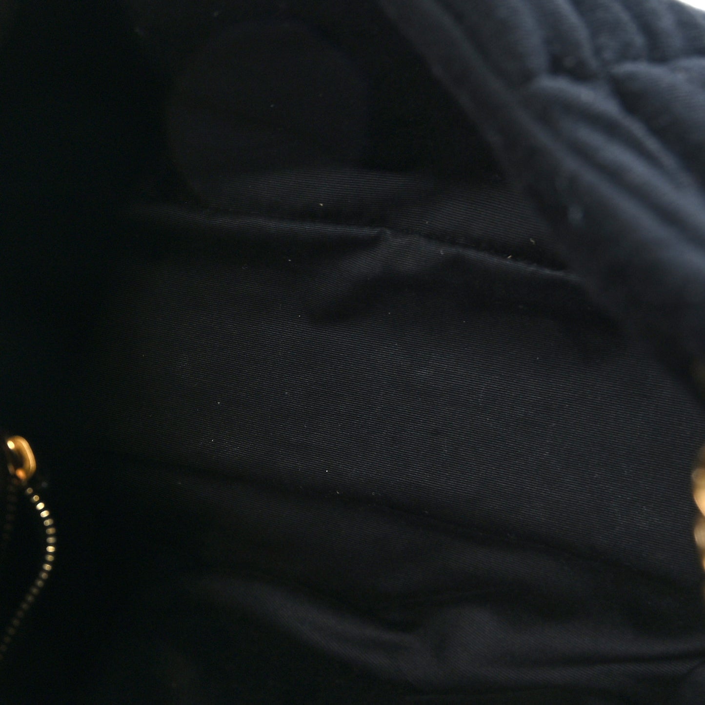 Wool Jersey Quilted Medium Loulou Puffer Monogram Chain Satchel Black