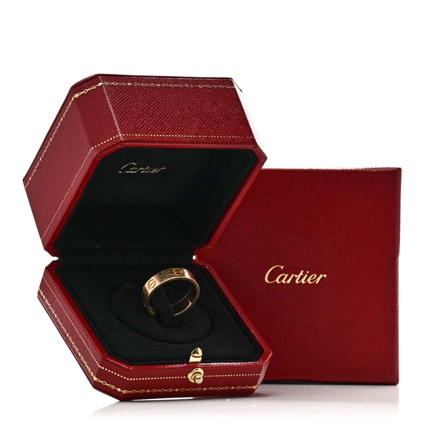 Cartier 18K Yellow Gold 5.5mm LOVE Ring 61 9.5 5 of 5