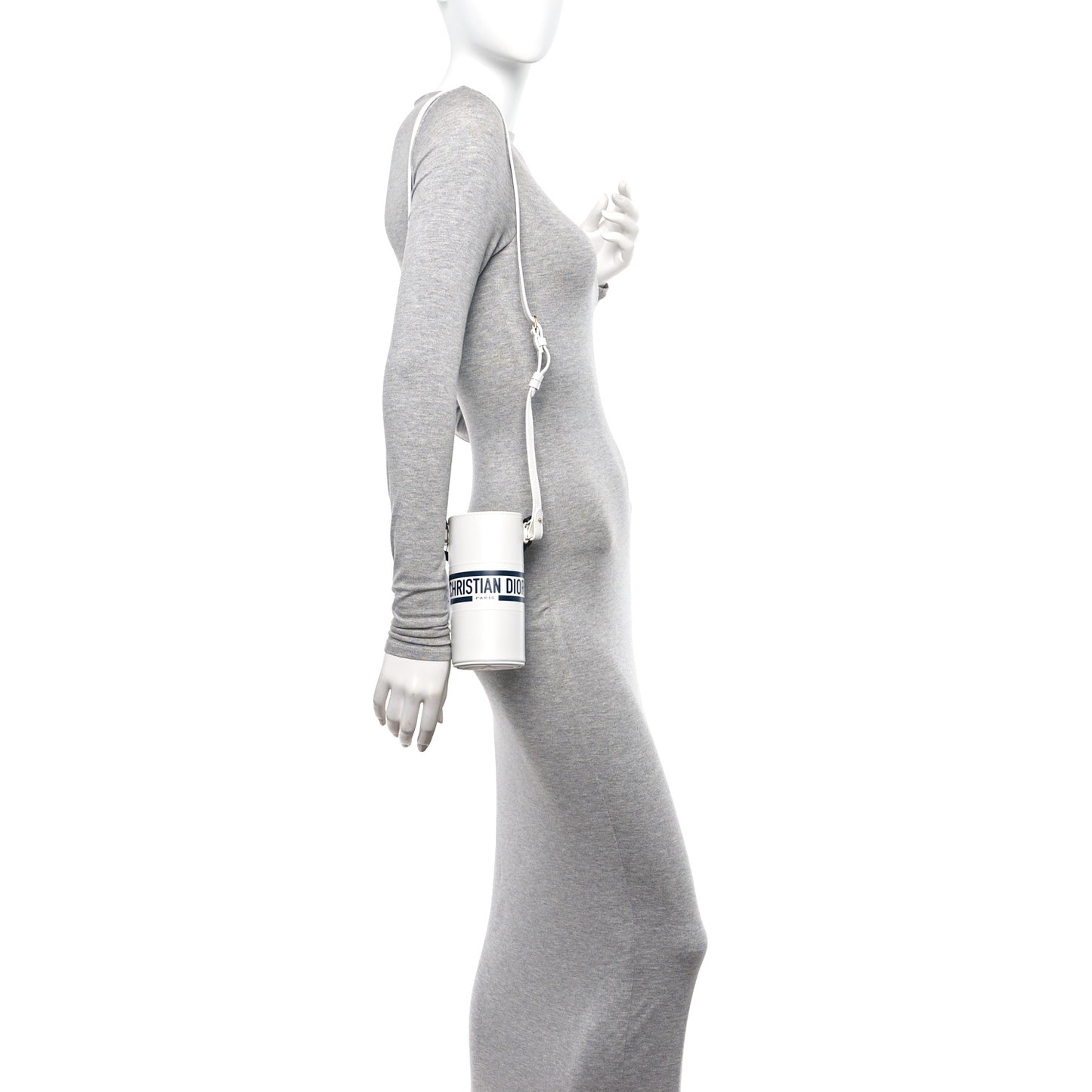 Calfskin Dior Vibe Bottle Holder White Blue