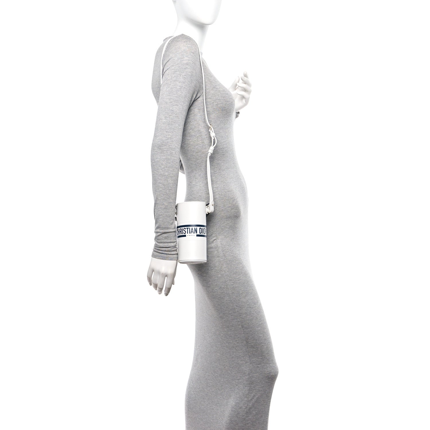 Christian Dior Calfskin Dior Vibe Bottle Holder White Blue 2 of 9