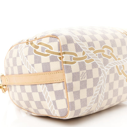 Louis Vuitton Damier Azur Nautical Speedy Bandouliere 25 8 of 12