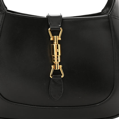 Gucci Boarded Dyana Lux Calfskin Small Jackie 1961 Hobo Black 8 of 11