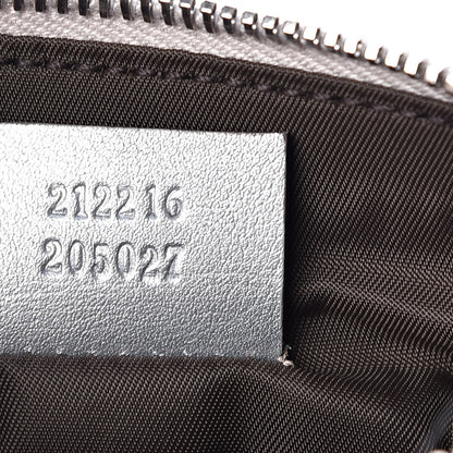 Gucci Metallic Guccissima Small Crossbody Bag Silver 7 of 10