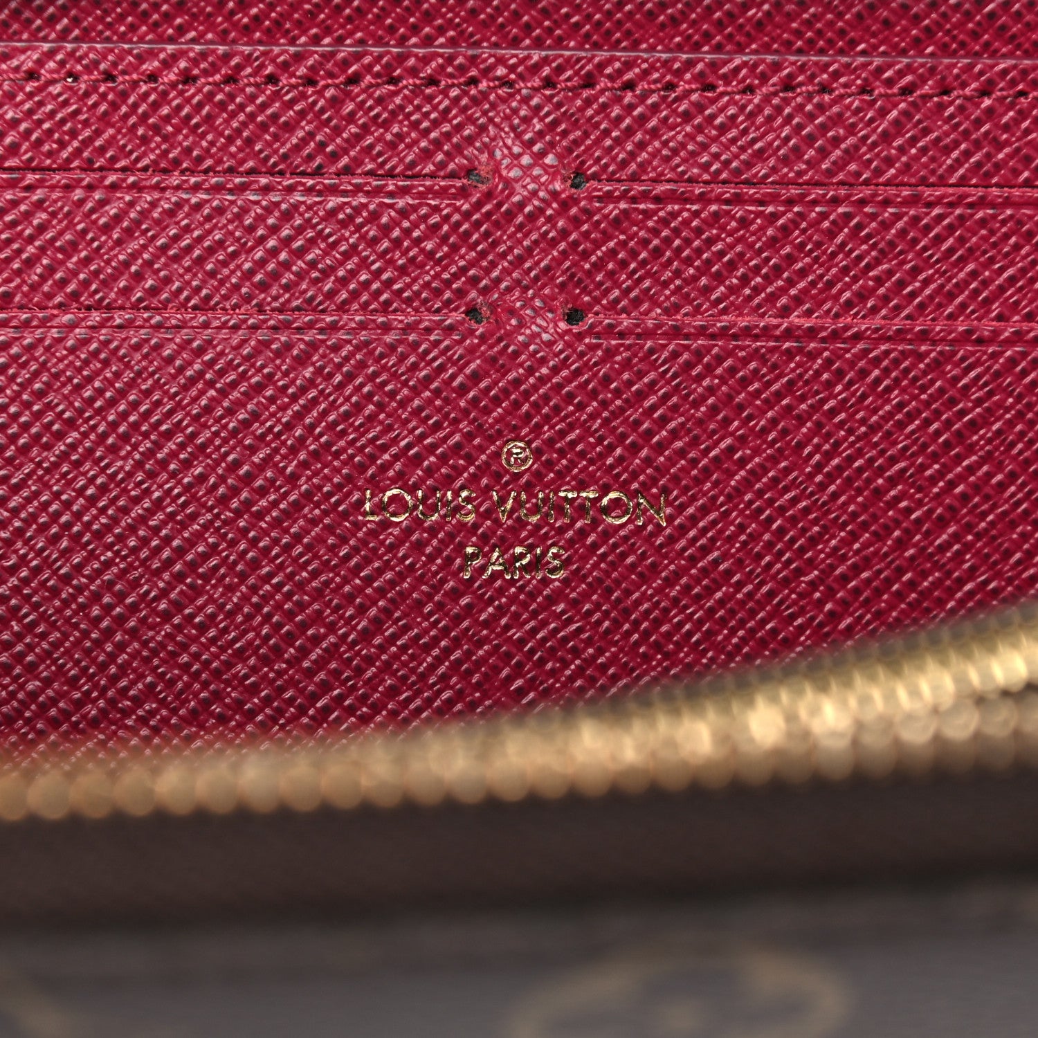 Louis Vuitton Monogram Clemence Wallet Fuchsia 6 of 10