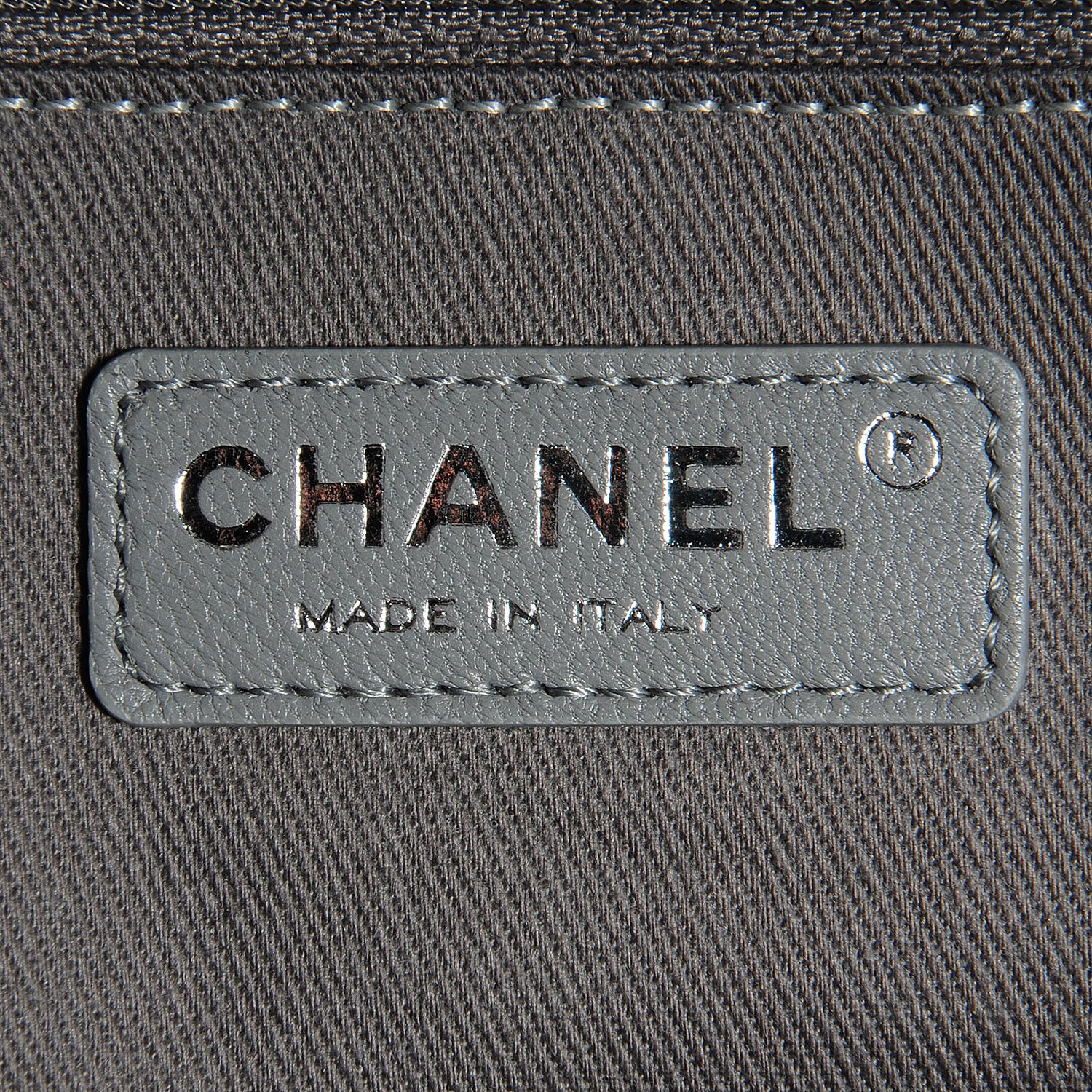 Chanel Canvas Deauville Small Tote Grey 7 of 8