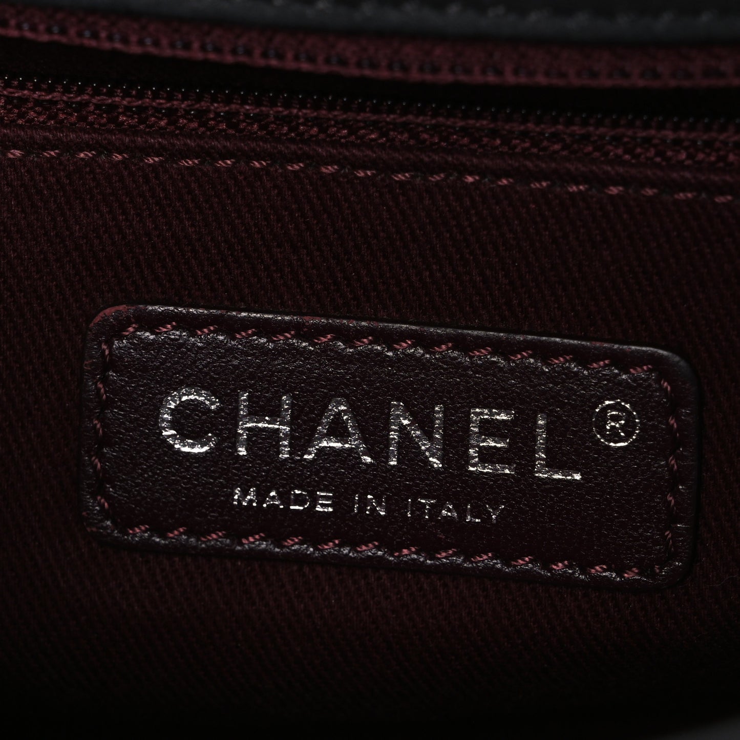 Calfskin Diamond Embossed Medium New Chic Flap Dark Grey