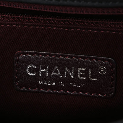 Chanel Calfskin Diamond Embossed Medium New Chic Flap Dark Grey 6 of 10