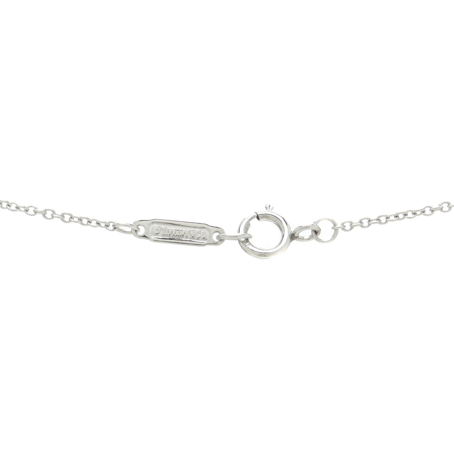 Platinum Diamond Pink Sapphire Cobblestone Pendant Necklace