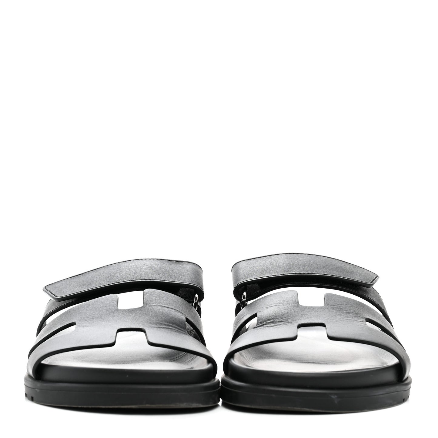 Calfskin Womens Chypre Sandals 35.5 Black