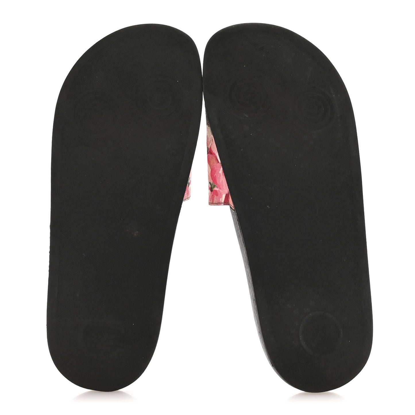 GG Supreme Monogram Blooms Slide Sandals 37 Beige Multicolor