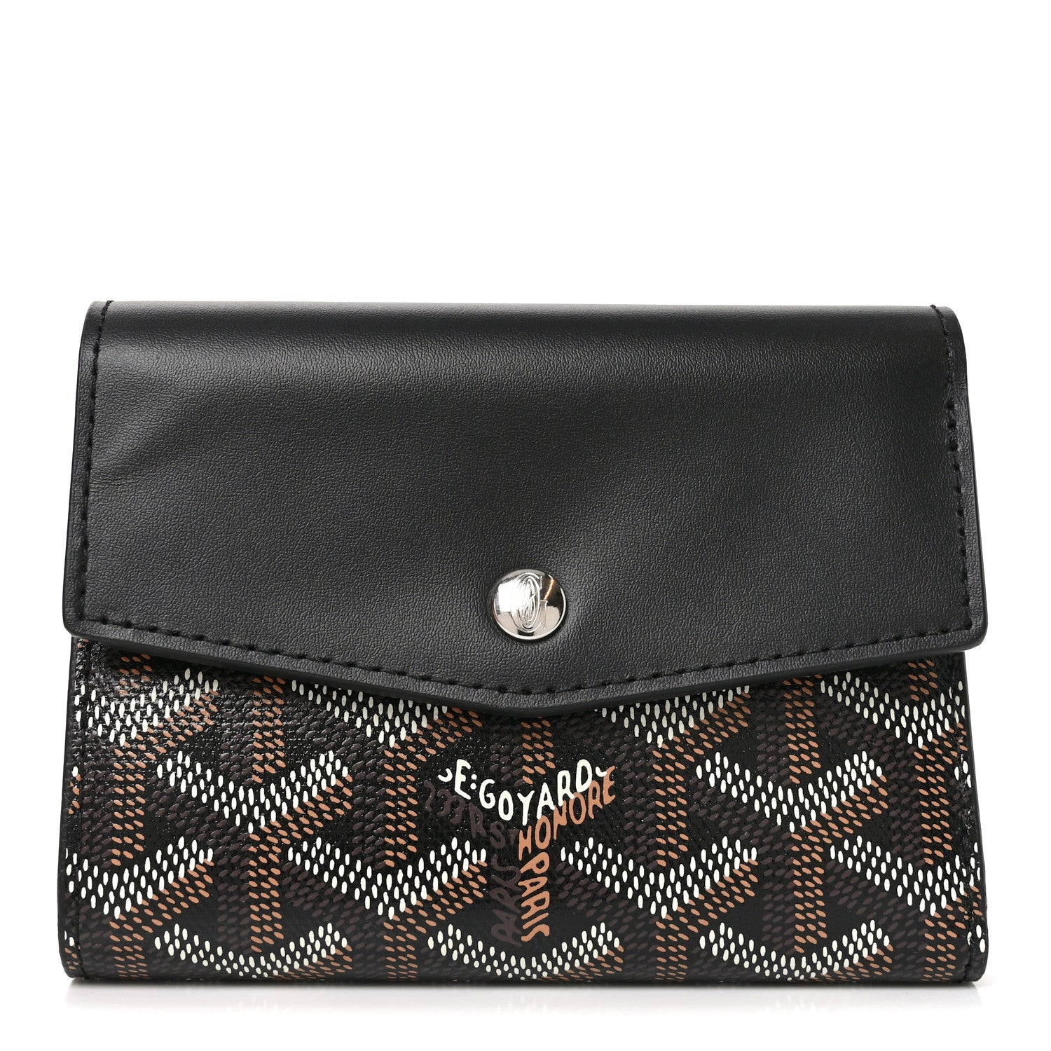 Goyard Goyardine Saint-Gabriel Compact Wallet Black 1 of 7