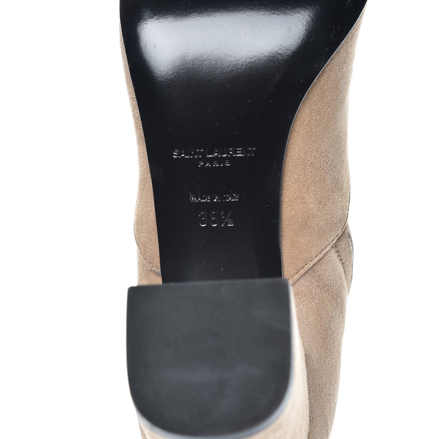 Suede Babies Over The Knee Boots 38.5 Beige