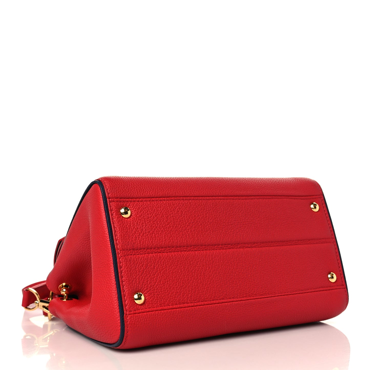 Calfskin Monogram Double V Rubis