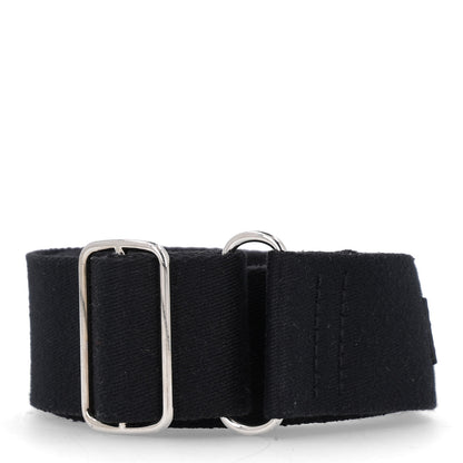 Goyard Canvas Calfskin Adjustable Shoulder Strap Black 2 of 5