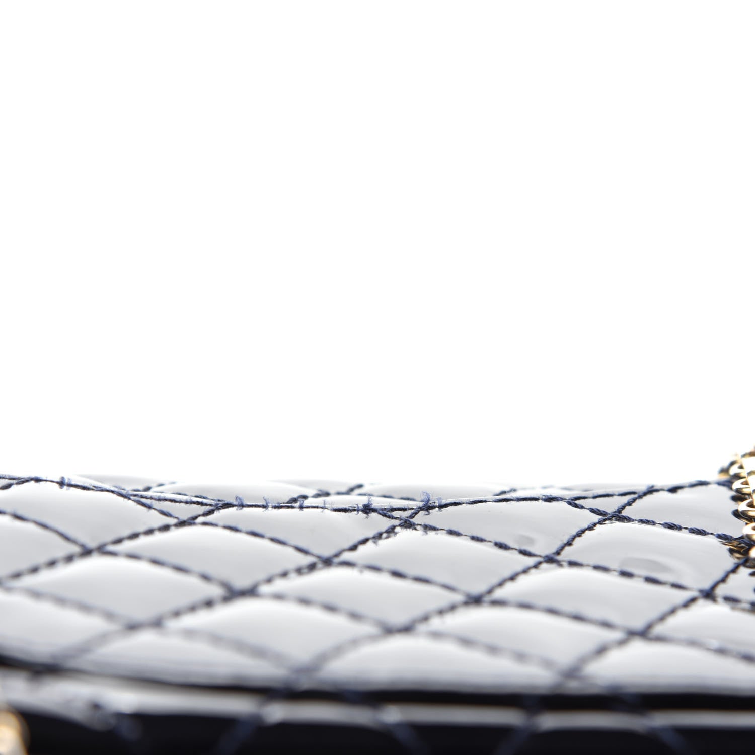 Chanel Patent Quilted Accordion Reissue 2.55 Flap Navy 9 of 15