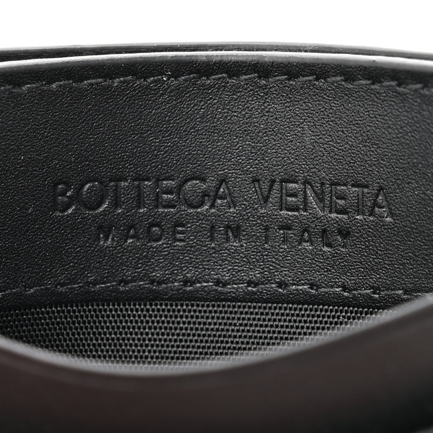 Nappa Intrecciato Card Holder Black