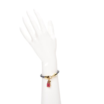 Louis Vuitton Monogram Multicolor Luck It Bracelet 17 Black 2 of 4