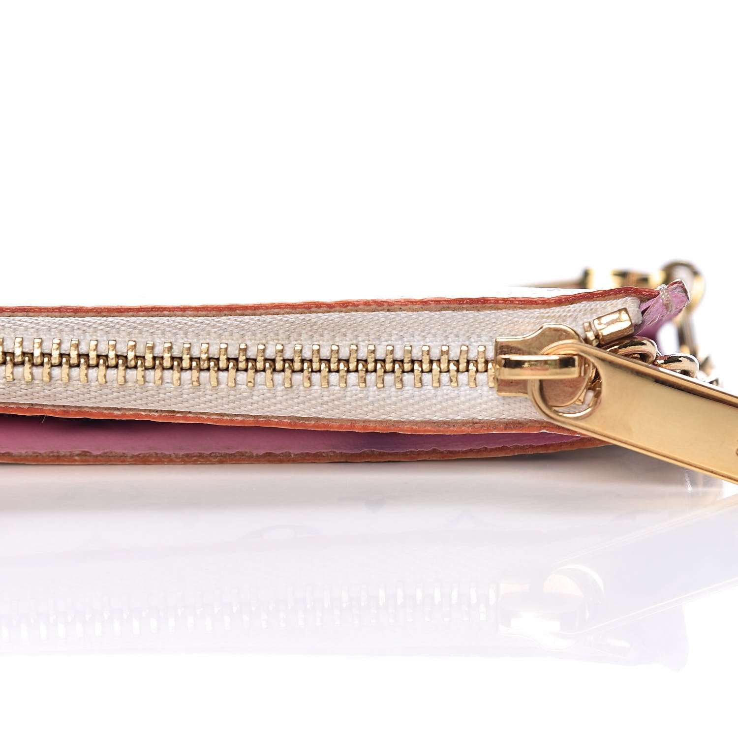 Louis Vuitton Monogram Multicolor Key Pouch White Litchi 11 of 11