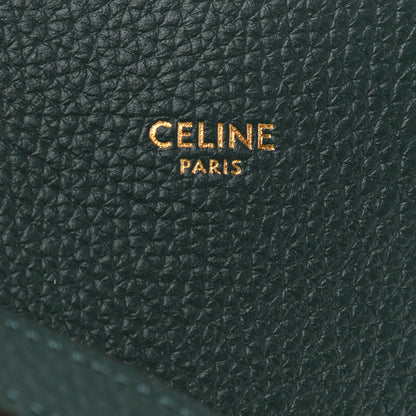 Celine Soft Grained Calfskin Small Belt Cabas Phantom Amazone 7 of 9