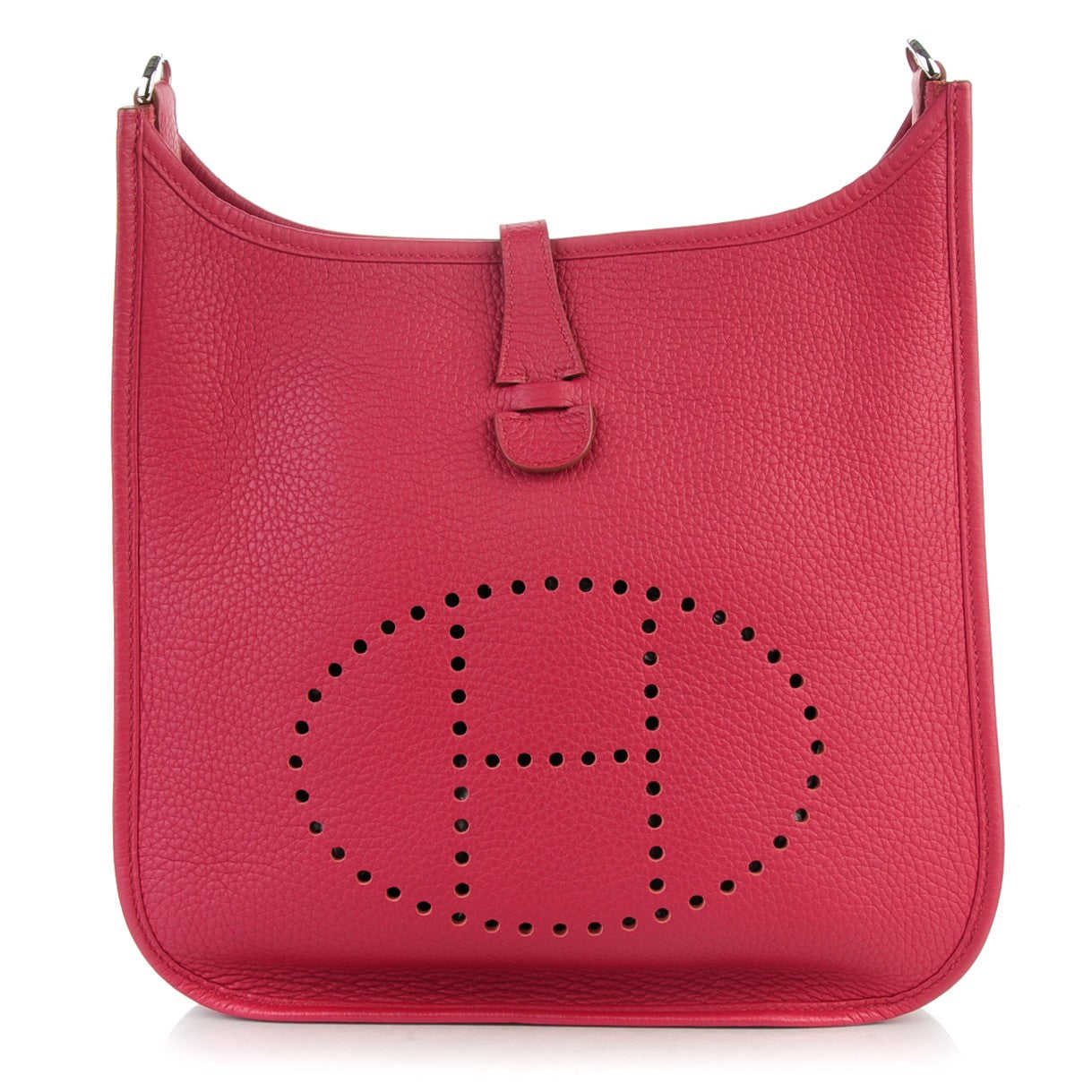 Hermes Taurillon Clemence Evelyne III PM Rubis 1 of 7