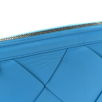 Bottega Veneta Nappa Maxi Blown Up Intrecciato Pouch Clutch Swimming Pool 12 of 13