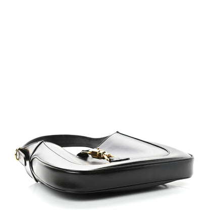 Gucci Boarded Dyana Lux Calfskin Small Jackie 1961 Hobo Black 4 of 11