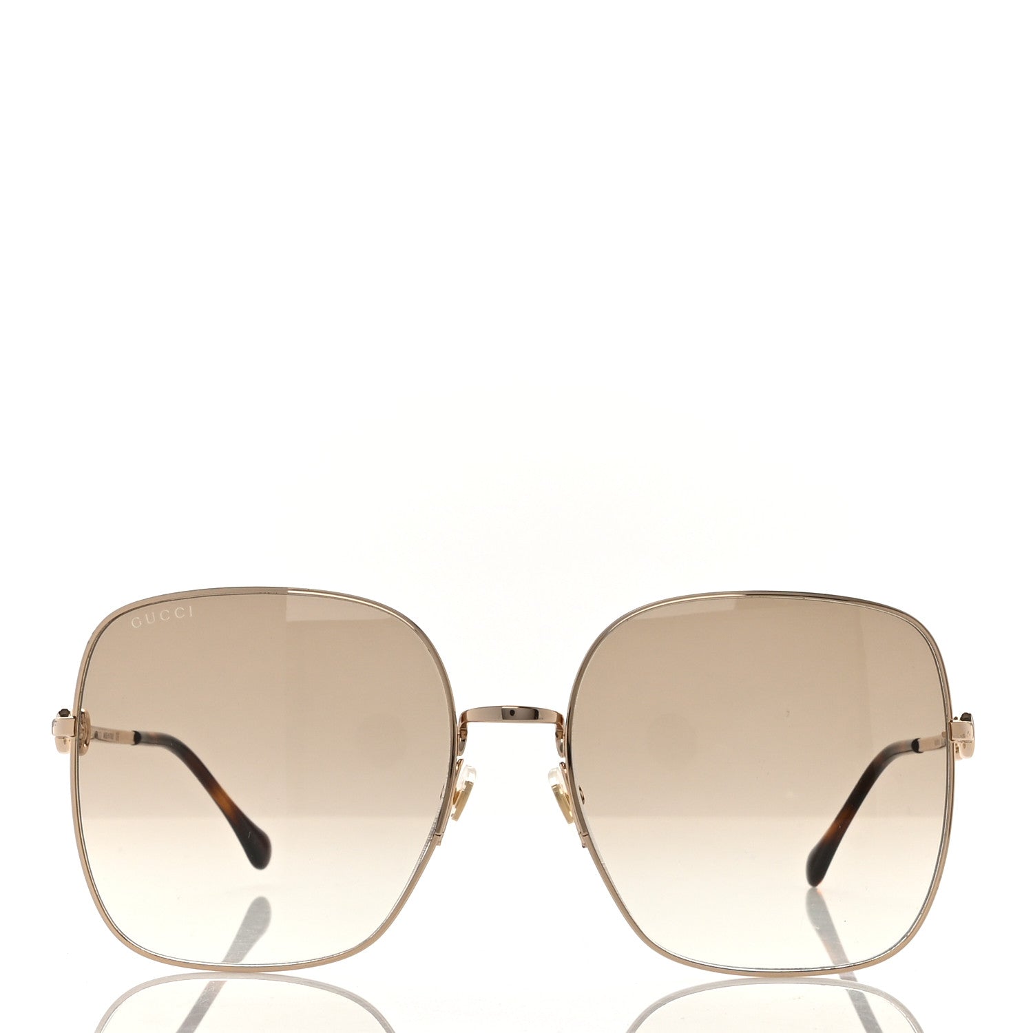 Gucci Metal Horsebit Square Frame Sunglasses GG0879S 2 of 7