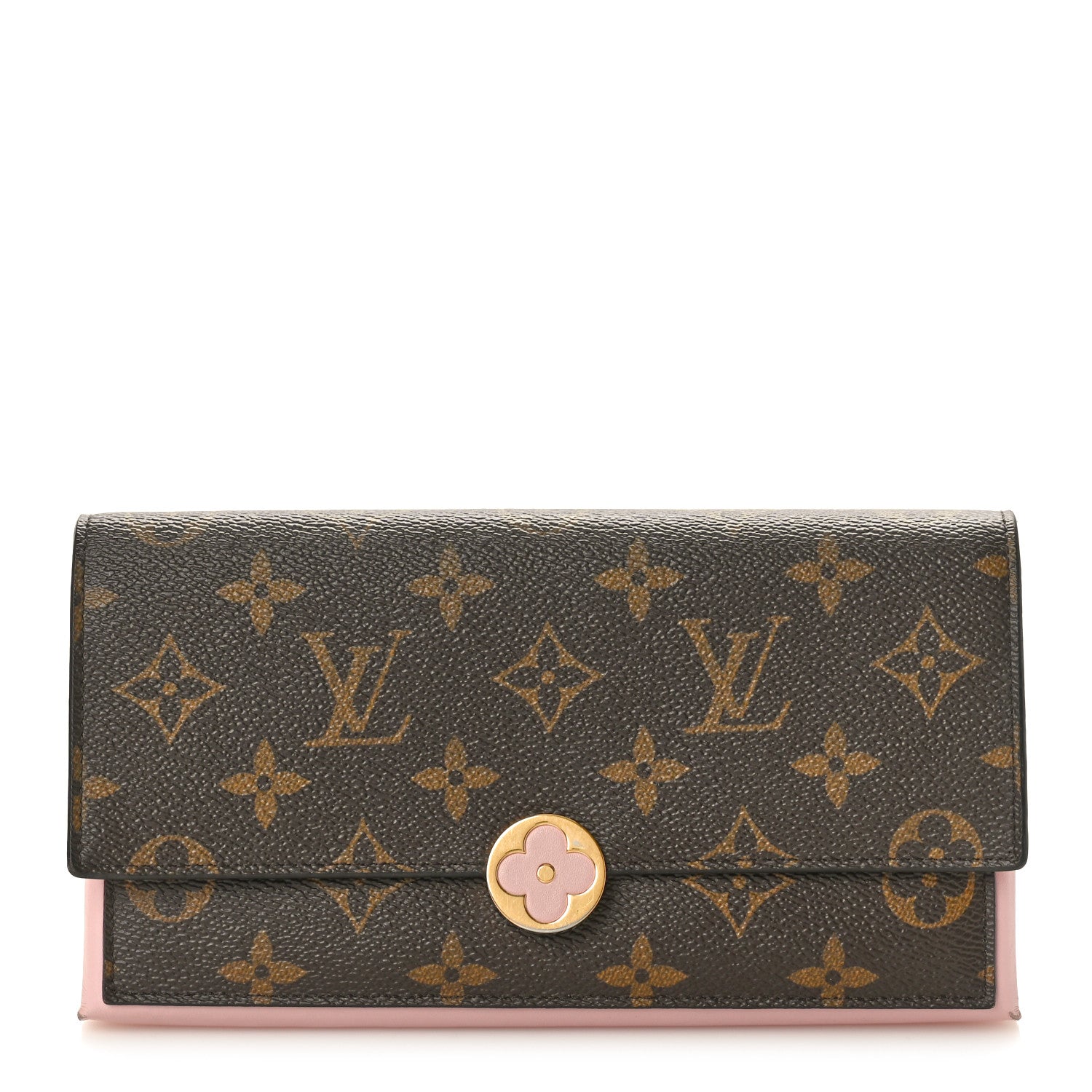Louis Vuitton Monogram Flore Wallet Rose Ballerine 1 of 10