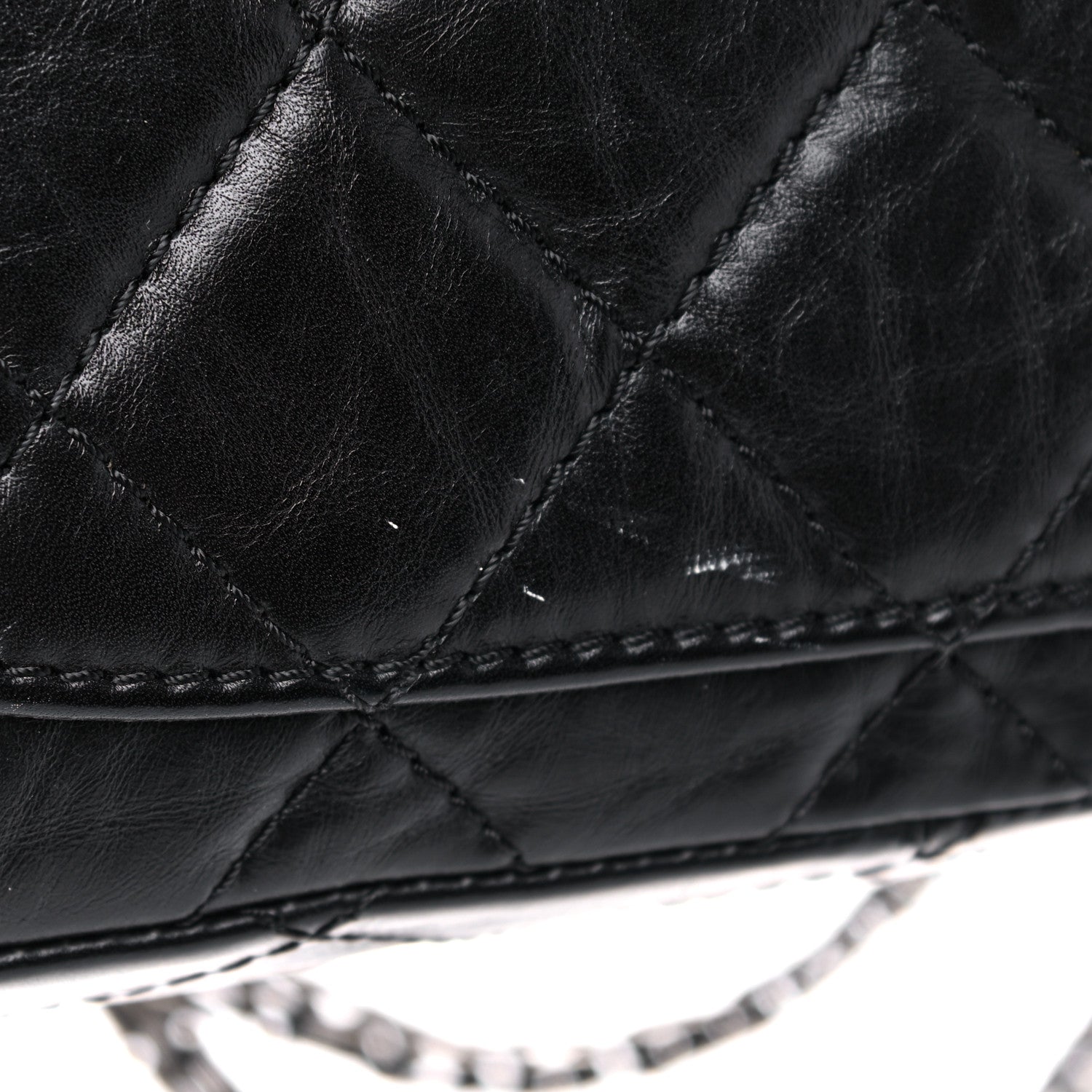 Chanel Aged Calfskin Quilted 2.55 Reissue 227 Flap Black 13 of 16