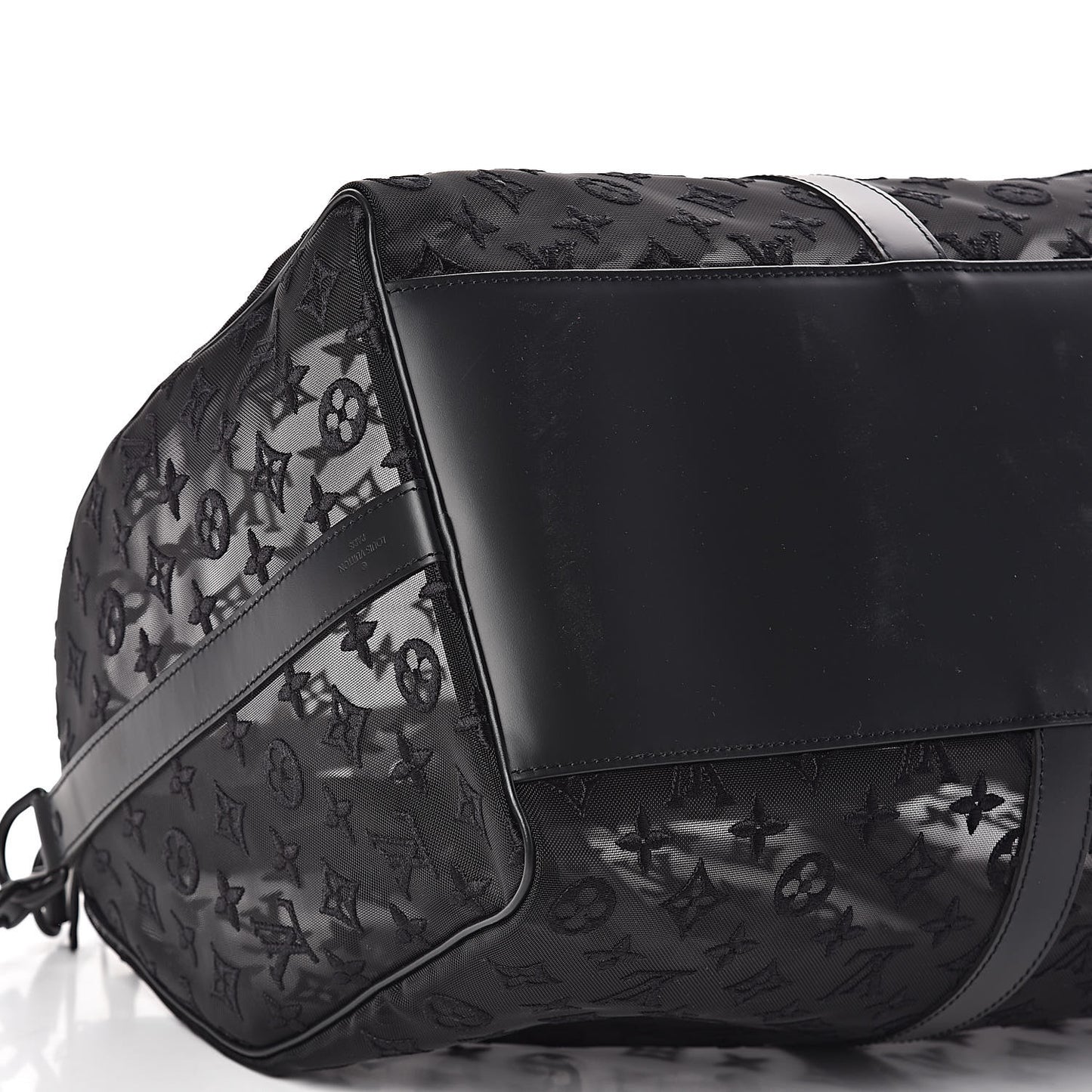 Monogram See Through Keepall Bandouliere 50 Black