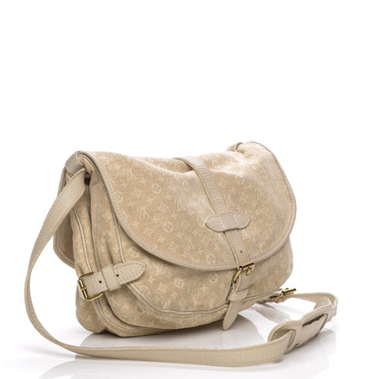 Louis Vuitton Monogram Mini Lin Saumur Dune 3 of 13