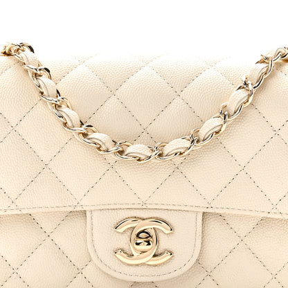 Chanel Caviar Quilted Mini Rectangular Flap White 8 of 11